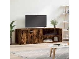Vidaxl Móvel De Tv 120x34x37 Cm Derivados De Madeira Carvalho Fumado