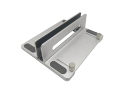 Suporte De Mesa Vertical Ajustável Com Braçadeira Única Para Laptop Profissional E Outros, Prata Slowmoose