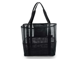 Saco De Armazenamento De Brinquedos De Praia Em Rede, Grande Capacidade Yuysan 40x20x38cm Preto