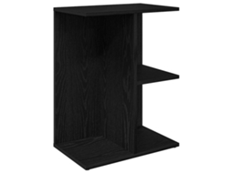 Bedside Table, Bedside Tables Vidaxl Preto Madeira Processada (n/a)