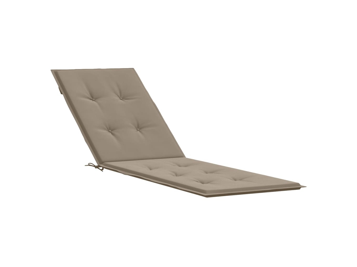 Deck Chair Cushion, Deck Chair Cushions Vidaxl Cinzento-acastanhado Tecido (n/a)