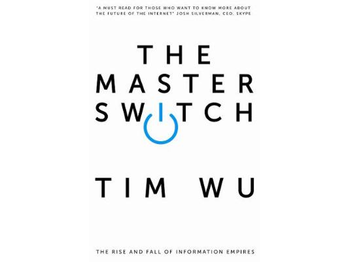 Livro The Master Switch de Tim Wu (Inglês)