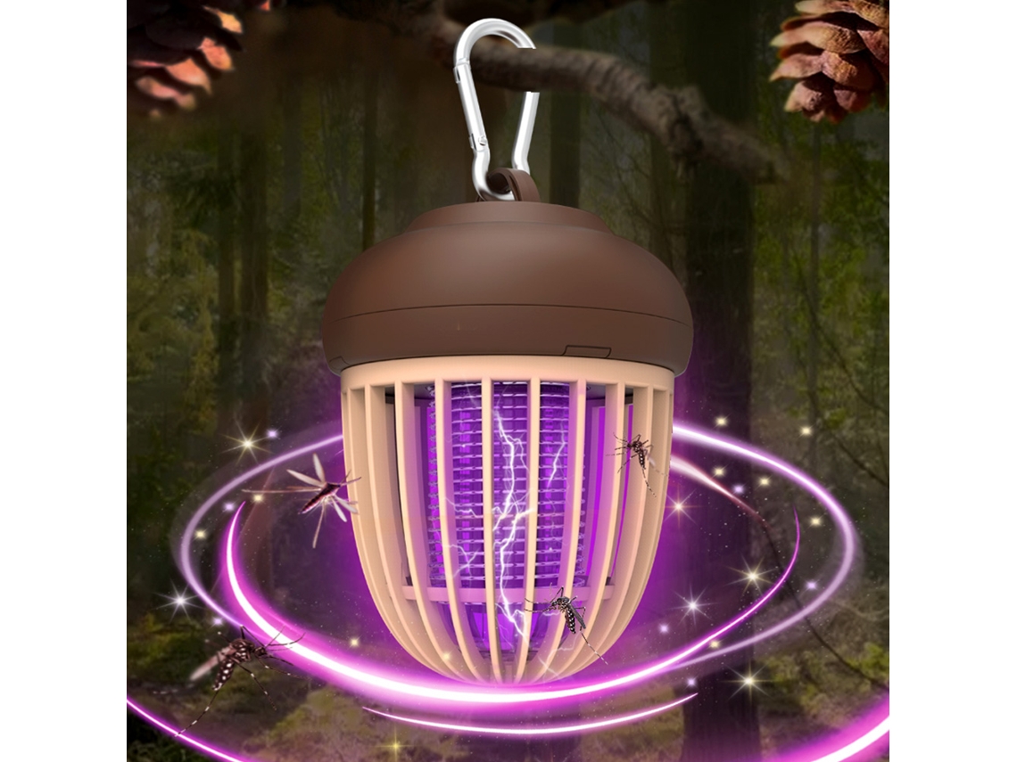 Lâmpada Matamosquitos Ipx6 Inseticida Voador Lanterna Camping Repelente Mosquitos