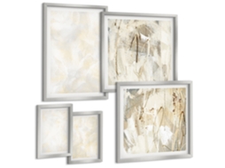 Conjunto De Pinturas Texturas Claras Tinta Design Espelharte (5 Peças)