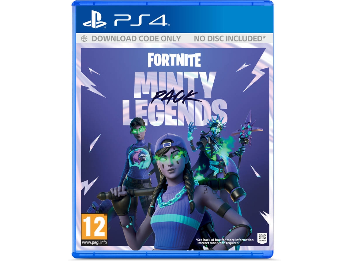 Jogo PS4 Fortnite: Minty Legends Pack (Código de Descarga)