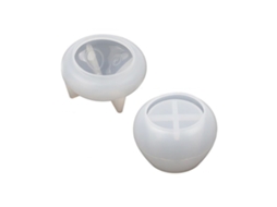 Molde de Silicone Cogumelo Epóxi com Espelho