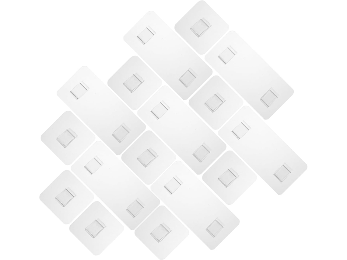 Conjunto De 24 Peças De Suporte Para Saboneteira Com Gancho Adesivo Transparente Para Suporte De Acrílico.