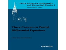 Livro Three Courses on Partial Differential Equations de De Gruyter (Inglês)