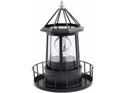 Lâmpada De Farol Solar Rotativo Led Para Decoração De Jardim Exterior Caminho Pátio Quintal