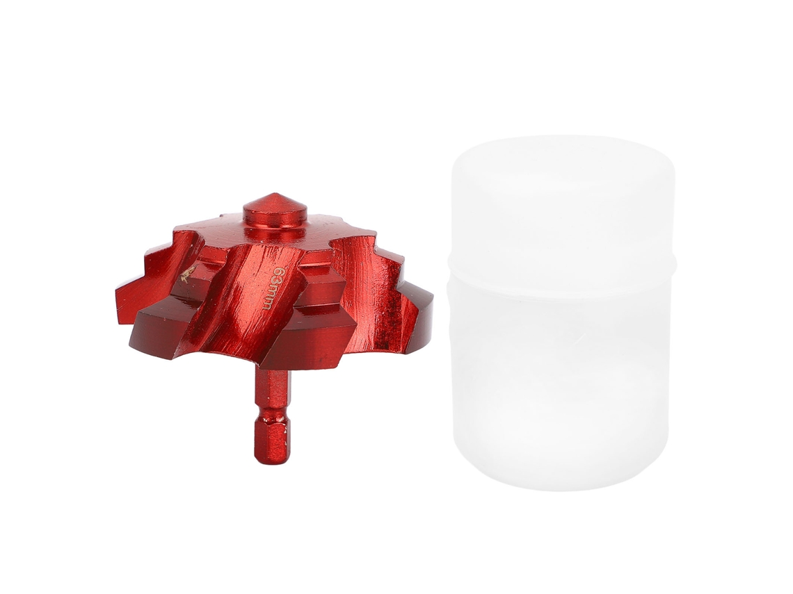 Broca Escada de Elevação Ppr 6 Canais 2 Polegadas com Ponta Hexagonal 1/4 para Tubos 60mm | S/MARCA