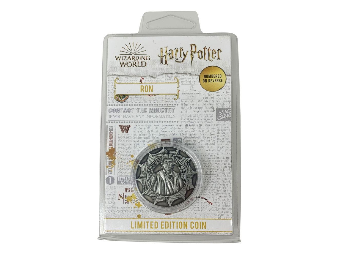Moeda de Coleção Harry Potter Ron Edição Limitada