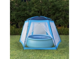 Vidaxl Tenda Para Piscina 500x433x250 Cm Tecido Azul