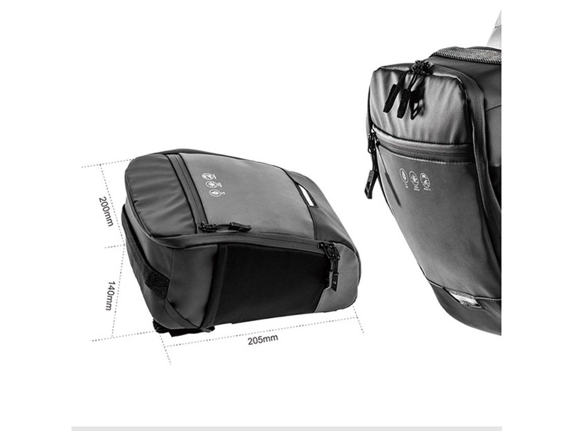 Bolsa para Guidão de Bicicleta Impermeável com Reflexivo Alta Visibilidade S/MARCA