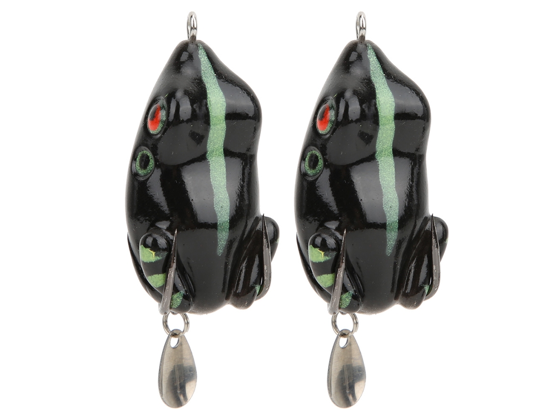 Isca Para Peixe-cobra Spinnerbait Rã 5.5cm 11g 2 Unidades