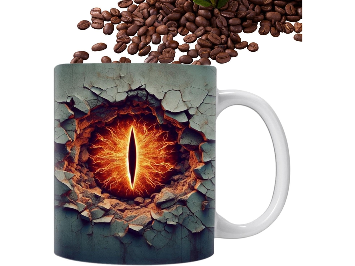 Xícara De Chá Em Formato De Dragão, Caneca De Cerâmica Com Olhos De Dragão, Decoração Divertida Para Gokoco