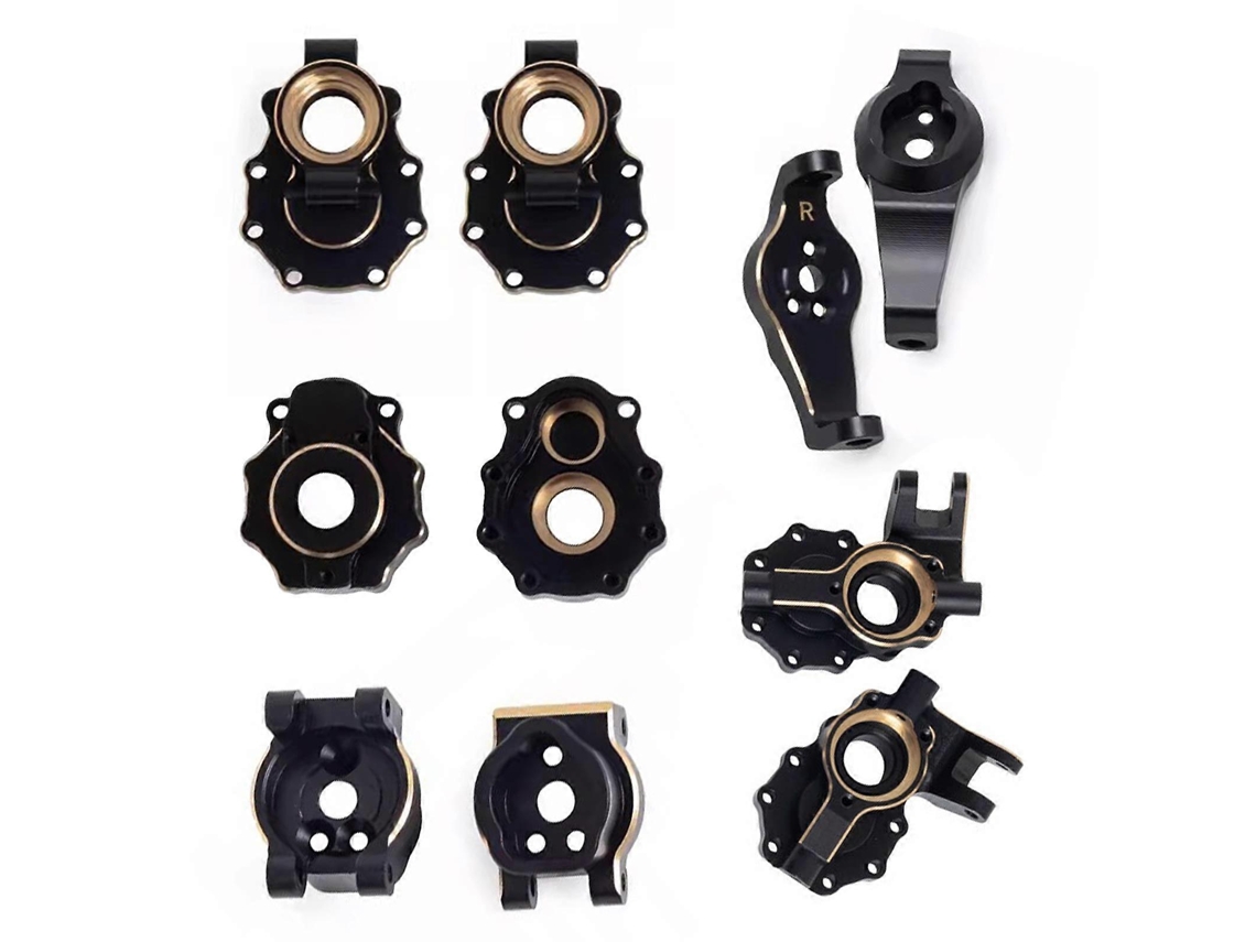 Kits De Cobre Portal Junta Direção C Hub Para Rc 1/10 Traxxas Trx 4 Trx6