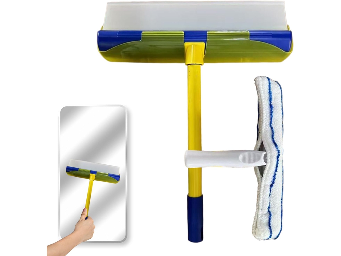 Limpador De Vidros – Rodo Silicone 38 X Cm (15 19 Polegadas) Para Chuveiro, Espelhos E Janelas, Com