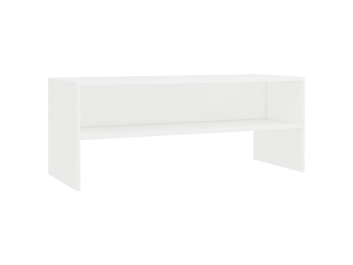 Tv Cabinet, Tv Cabinets Vidaxl Branco Madeira Processada (n/a)