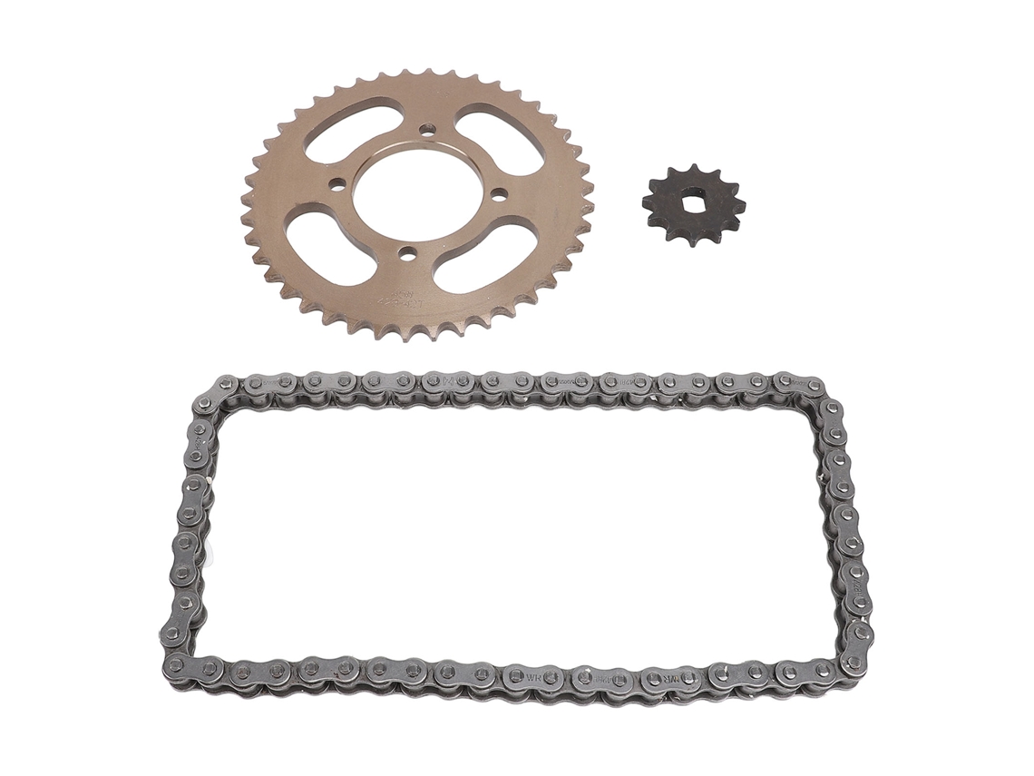 Conjunto de Catraca e Corrente 428 com 60 Links para Motocicleta S/MARCA