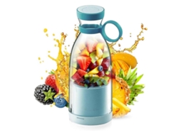 Lurelia Liquidificador Portátil Recarregável Usb, 420 Ml, 6 Lâminas, Aço Inoxidável, Para Sumos