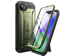 Capa Integral Antichoque Para Iphone 16 Supcase Acrílico Verde