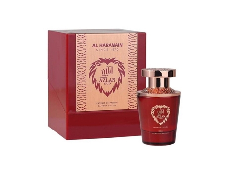 Azlan Oud Edição De Safrão Extrait Parfumé Volume 100 Ml Al Haramain