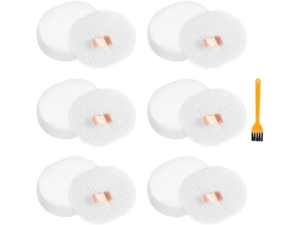 Kit Com 6 Filtros De Espuma E Feltro Pré-motor Compatíveis Os