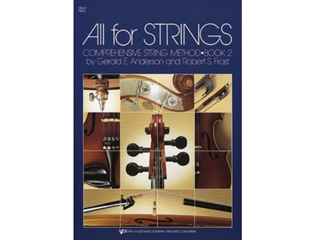 Livro All for Strings Book 2 Cello de Robert Frost e Gerald Anderson (Inglês)