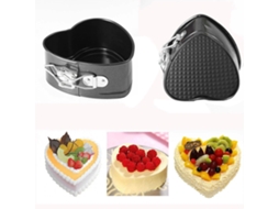 Forma De Bolo De Metal Antiaderente Com Fundo Removível Prata SUNNY SPACES