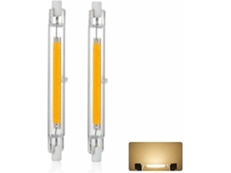 Lâmpada Led Linear R7s, 20w, 300w, 3000k, 3000lm, 118 Mm, Intensidade Regulável, Para Uso Residencial, Comercial E Manutenção Elétrica