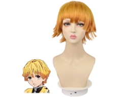 2026 peluca de Cosplay com Degradê para Personagens de Anime e Desenhos Animados Ajustável e Respirável