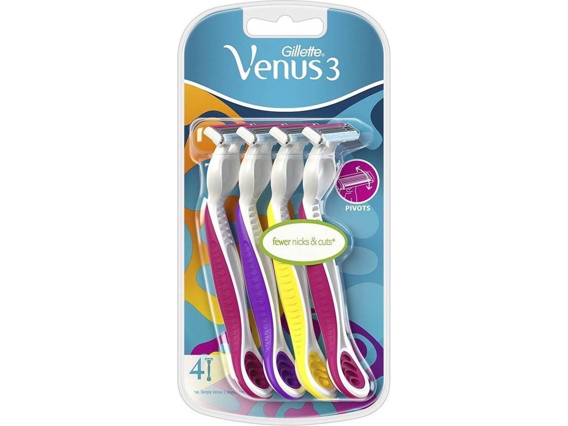 Lâminas Descartáveis GILLETTE Disposable Razors X4 - Wilko