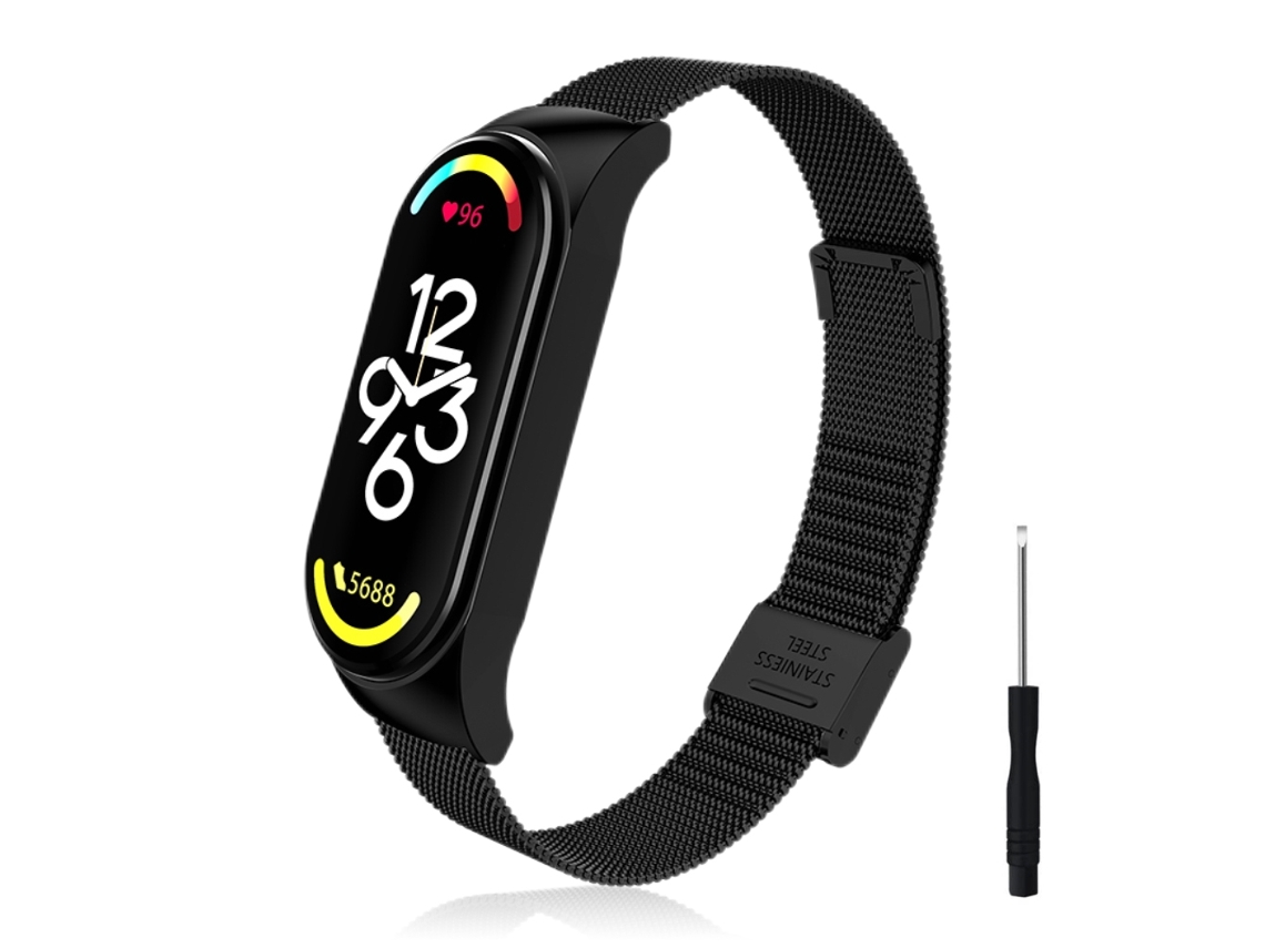 Baoj-pulseira De Aço Inoxidável De Substituição Para Xiaomi Band 7