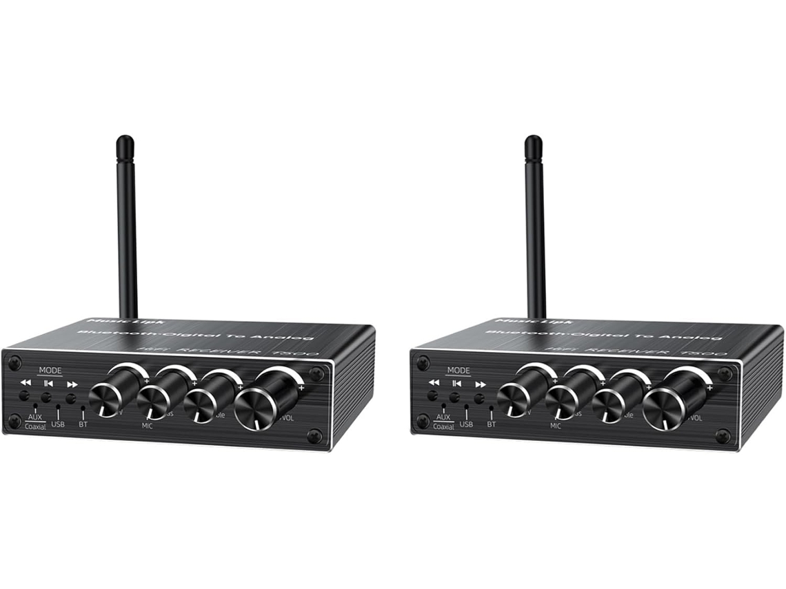 Adaptador com Receptor de Áudio Bluetooth 5.3 Duplo para Unidade Usb e Microfone. SFUSHOS
