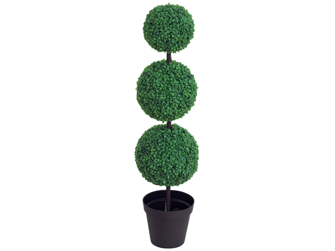Bola Topiária Artificial de Buxo ø 30x112hcm,verde BTFORUS