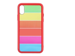 Capa Protetora Série Yicai Capa Protetora para Iphone Xs (vermelha) EOOCOO (fina e Anti impacto)