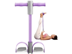 Exercitador De Pedal Com Faixa Elástica Corda Treinamento Corporal 6-tubos | Aparelho Multifuncional Para