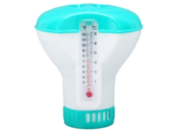 Primerox dispensador Químico para Spa com Termômetro Flutuante Reutilizável para Piscina e Banheira de Hidromassagem