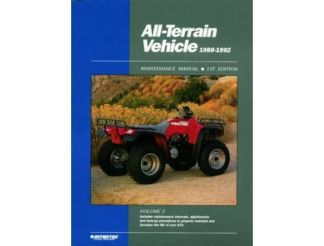 Livro all-terrain vehicles de clymer staff (inglês)