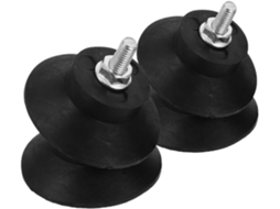 Conjunto De 4 Almofadas Antivibração Smasolo Com Superfície Borracha Antiderrapante E Rosca M8 Para Equipamentos