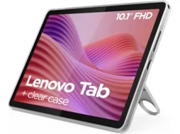 Tablet LENOVO Tab (10.1'' - 64 GB - RAM: 4 GB - Wi-Fi - Cinzento) + Capa Transparente