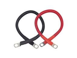 Lote De 2 Cabos De Bateria 4awg 25/30 Com Condutividade Elétrica Superior.