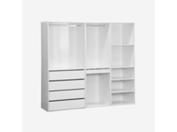 Kit De Roupeiro Modular Com 3 Elementos, Branco Sweeek