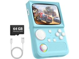 Console de Jogos Portátil Retrô R36max, com Tela Ips Hd 4 Polegadas, Consoles Videogame Co M Bateria 4000mah e Mai VONKELIOS