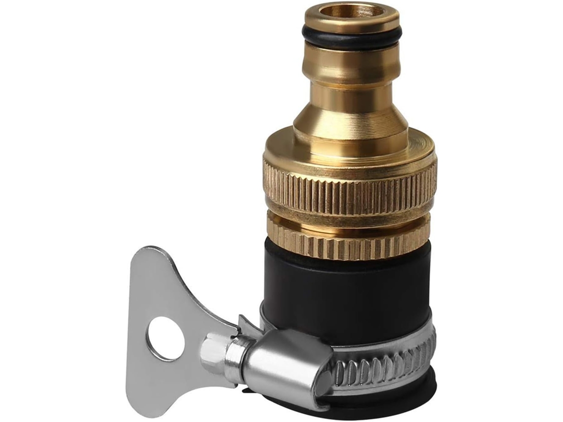 Conector Universal Para Torneira De Jardim Com Rosca 1/2" E 3/4",