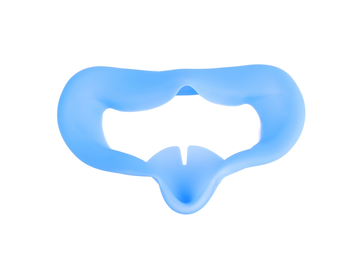 Soporte De Interface Facial Vr De Silicona Impermeable Y Grueso, Accesorio De Reemplazo Protector Azul