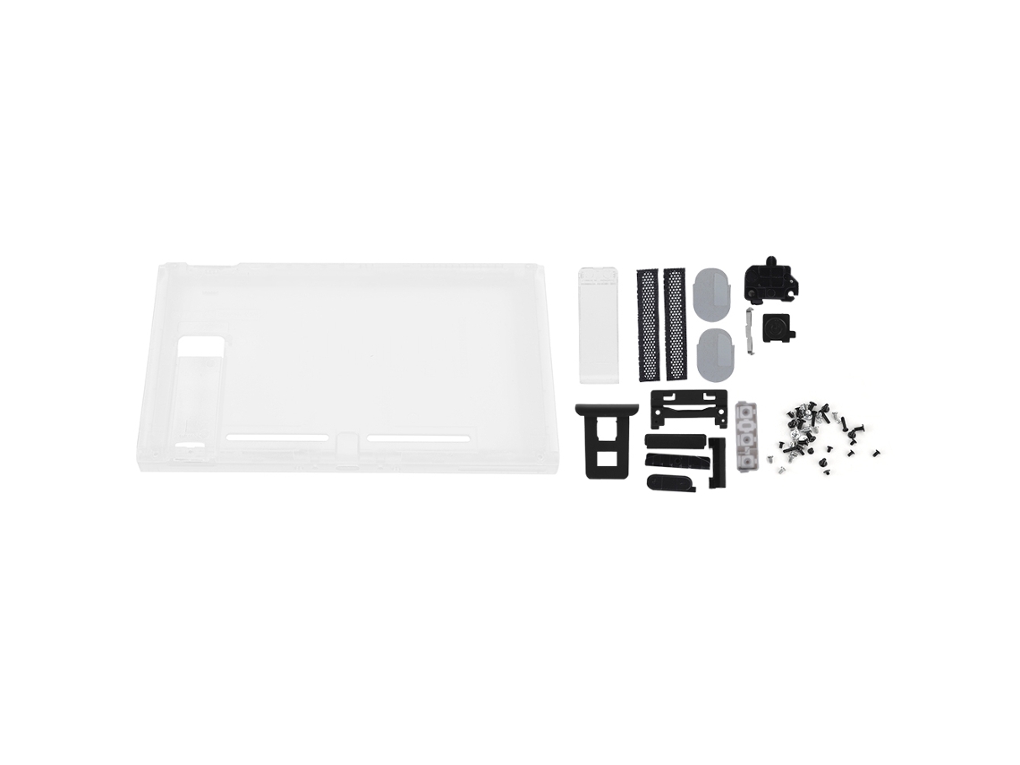 Capa De Substituição Para Switch Case Resistente A Impactos, Anti-risco E Resistente, Transparente Branco