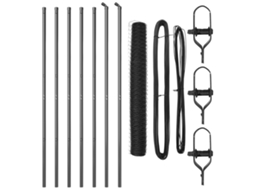Conjunto 1 Cerca Para Jardim Vidaxl Cinzento Aço (10 X 1 M)
