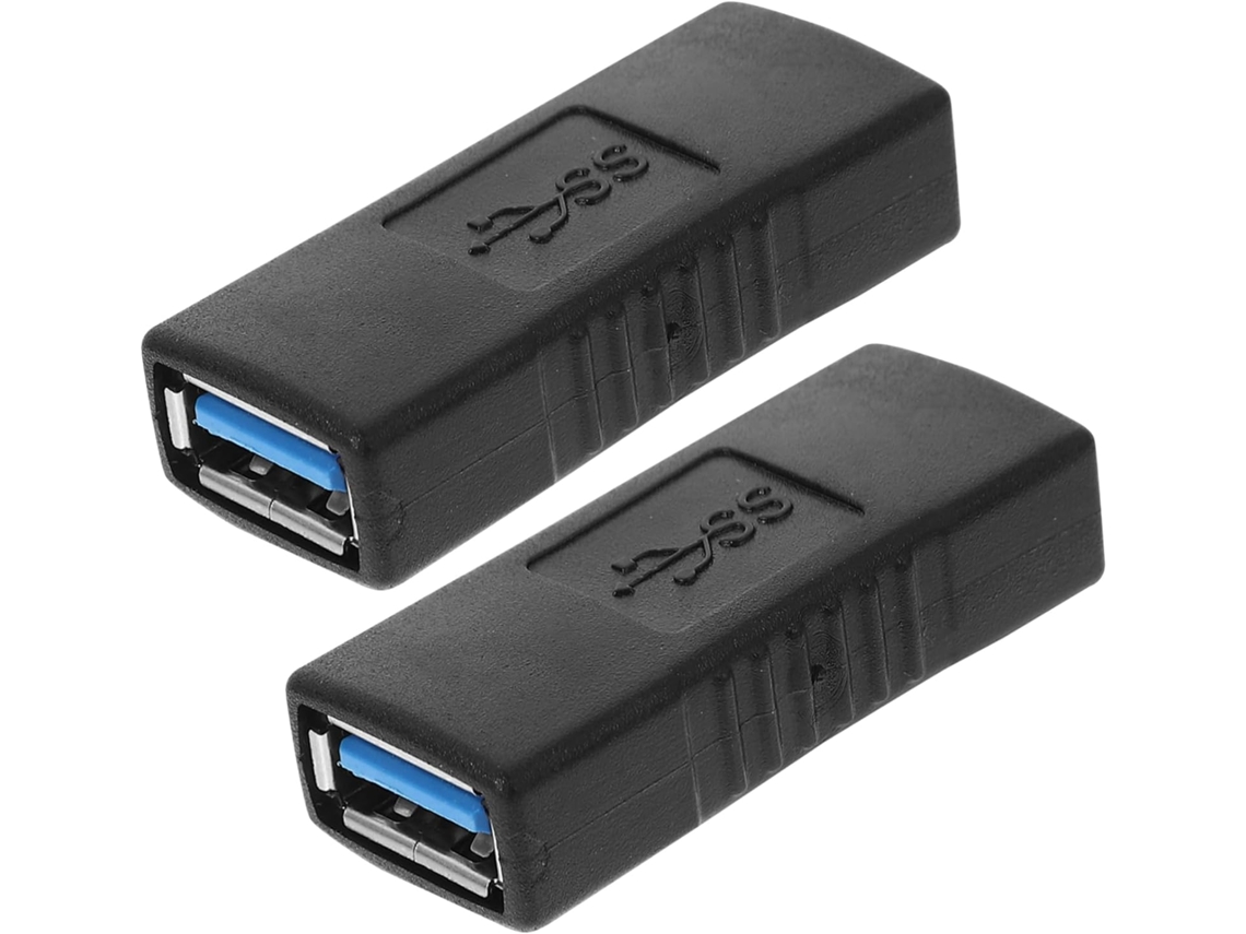 Adaptador Usb Fêmea Para Fêmea De 2 Peças Para Expansão, Ideal Para Carregar Computadores E Acessórios De Escritório. Adaptador Usb Fêm Gokoco