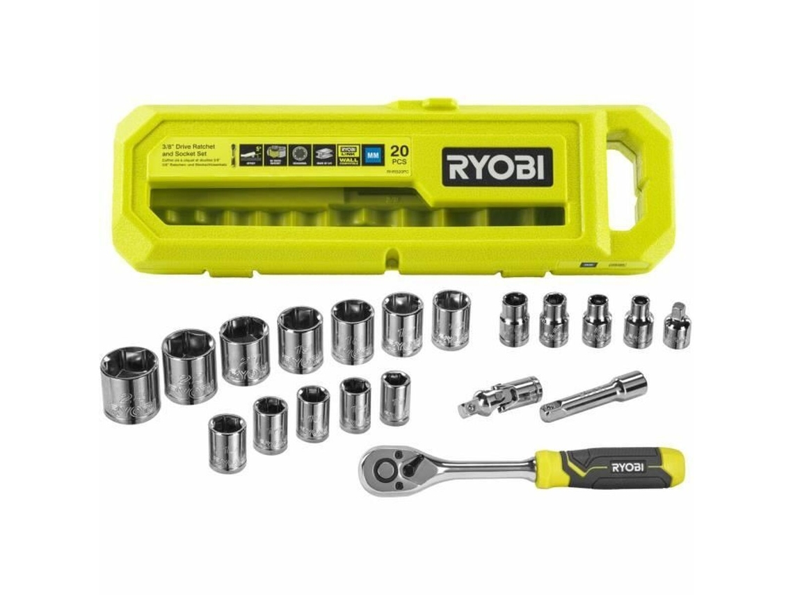 Jogo de chaves de boca dupla RYOBI Adapter